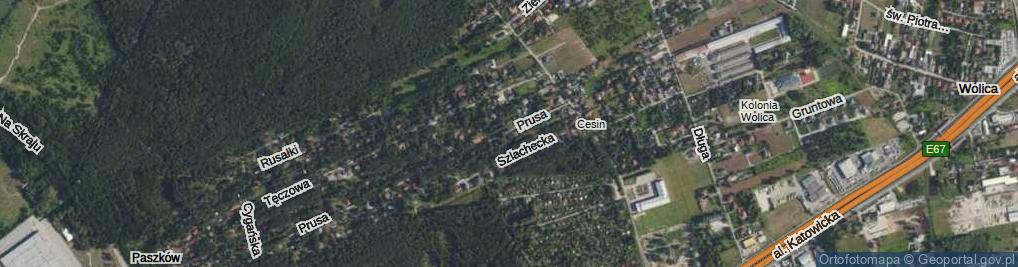 Zdjęcie satelitarne Wolica ul.